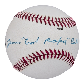 James "Cool Papa" Bell Single Signed Baseball (Beckett)